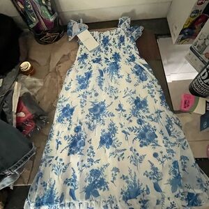 Rare edition Blue and White Dress